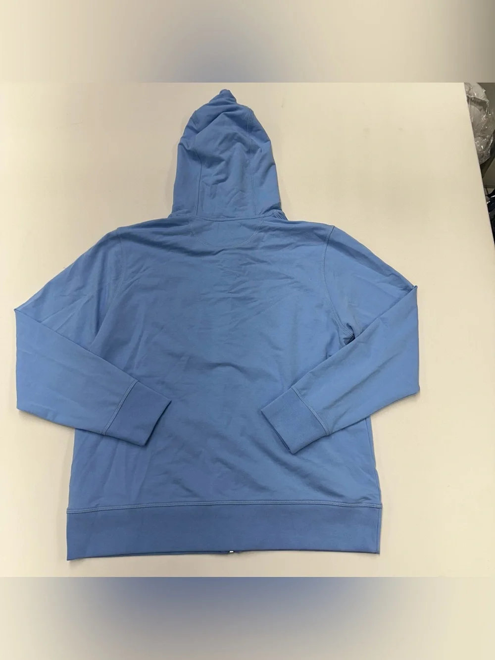 FOREIGN RIDER Solace Full Zip Hooded Jacket Hoodie Blue Sweatshirt Men 4 XL